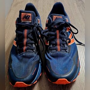 Mens New Balance Trail Nitrel All Terrain V4 Blue/Orange Size 10.5 wide